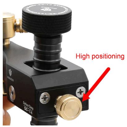 BRAND NEW Woodworking Desktop Surface Fixing Clamp Aluminum Alloy Table Hold Down Clamp DIY Fixing Clip Practical for 19/20mm Hole