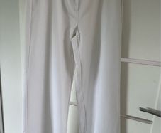 Michael Kors White Wide Leg Trousers UK 8