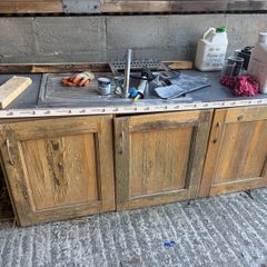 Kitchen, toilet, barrel, Perspex Sheeting, Shelving etc