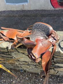 Vintage Western Trail Saddle