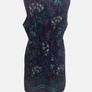Debenhams Navy Purple Floral Cotton Sleeveless Midi Length Shift Dress Uk 20 Including Post Image 4