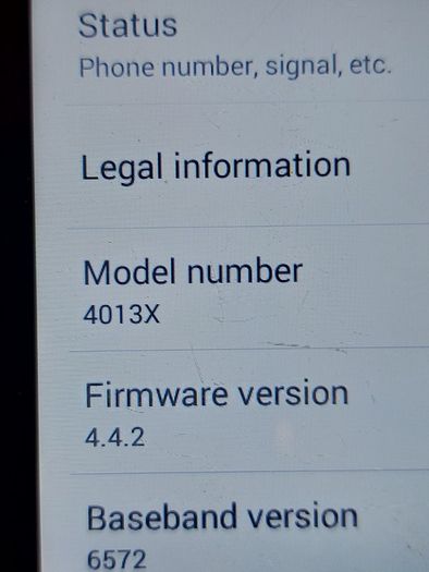 Alcatel One Touch Pixi 3 (4th Gen), in very good condition