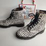 Dr Martens 1460 8 hole panther leopard hair on boots UK5 EU38 US7 Image 5