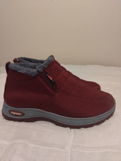 Fleece Lined Waterproof Ankle Boots New