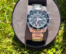 CITIZEN Brycen Solar Powered Quartz Eco-Drive Black Dial Men's Watch Movement: Solar Powered Quartz Eco-Drive