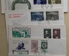 Ireland First Day Covers  6   1967  68 69 70