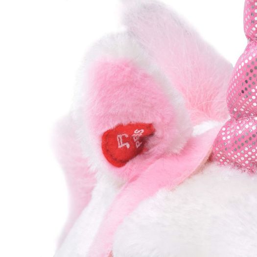 Standing Plush Toy Unicorn White and Pink XXL