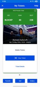 Richard Ashcroft Seated