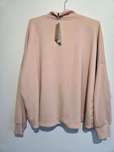 Brand New Gallery Dunnes Stores Marais Half Zip Cream Sweatshirt XL (48-50)