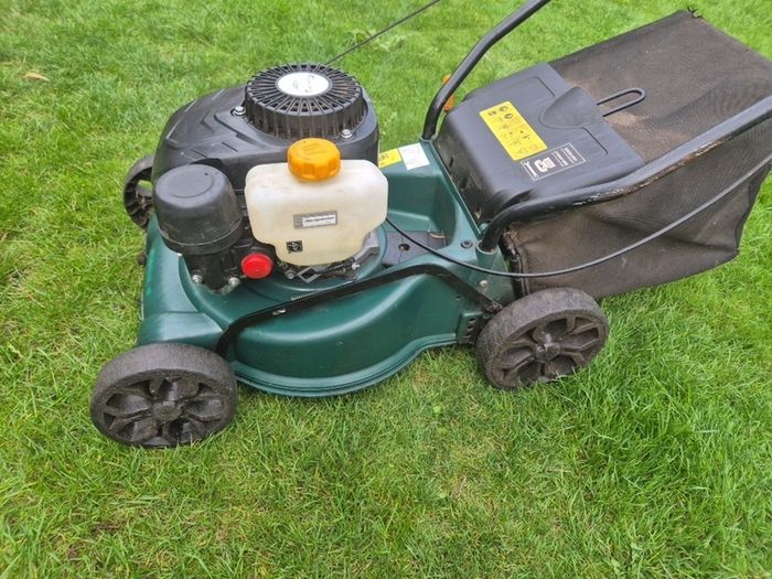 Petrol push lawnmower
