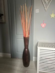 Pink Vase with sticks