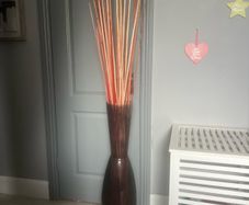 Pink Vase with sticks