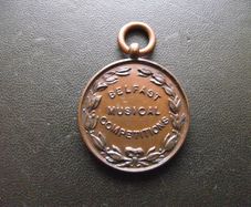 Vintage Medal 'Belfast Musical Competitions'