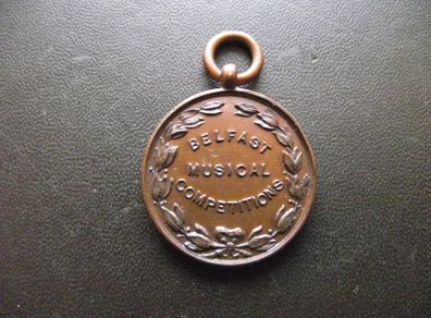 Vintage Medal 'Belfast Musical Competitions'