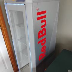 red bull medium cooler fridge.
