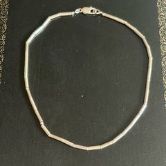 silver necklace