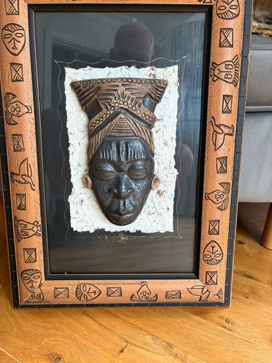 2 African Wall Decorations.