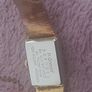 Gold plated ladies vintage citronella quartz wrist watch complete with safety chain Image 2