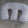 Cuddles Twin Nursing Pillow. Silver Twinkle Image 3