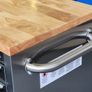 Brand New Manarola 10 drawer Stainless Steel Tool Chest With Solid Oak Wooden Work Top Image 4