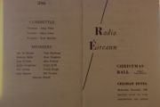 Radio Eireann Christmas Ball 1954 - Gresham Hotel Menu