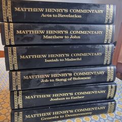 Matthew Henry's Commentary on the Whole Bible. 6 Volume Set