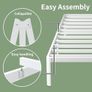 King Size Bed Frame with Rounded Corner Legs Image 4