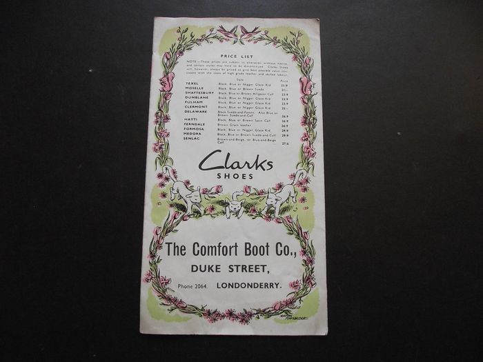 1940 Advertisement booklet Spring Song' for Clark's shoes