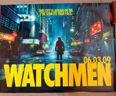 Watchmen original movie 2009 UK quad poster