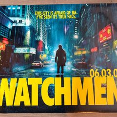 Watchmen original movie 2009 UK quad poster