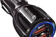 USB Car Adaptor 2 Port USB 3.0 Car Cigarette Lighter Phone Charger 30W 5A Fast Charging Compatible with iPhone Samsung Galaxy iPad Huawei (FREE POSTAGE)