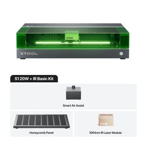 xTool S1 20w Diode + 2w IR Laser Cutter and Engraver