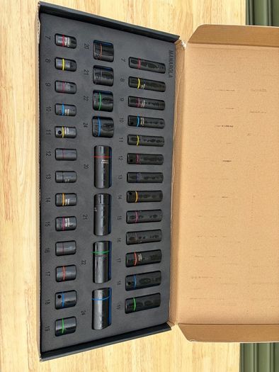 Brand New Manarola 34Pc 3/8" Impact Sockets