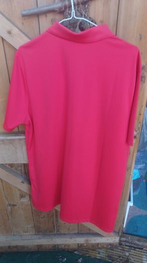 Nike red golf polo shirt XL