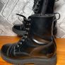 Clarks Girls Black Leather Biker-Style Ankle Boots UK4.5 EU37.5 Image 6