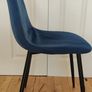 Blue dining chairs Image 3