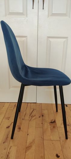 Blue dining chairs