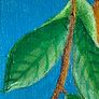 Lemon art, Original art, Acrylic art, Mini art Image 3