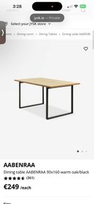 Dining table