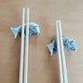 Malaysian pewter chopsticks Image 4