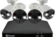 Swann Professional NVR Security System, 4K, 8 Channel, 4 Bullet Cameras