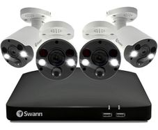 Swann Professional NVR Security System, 4K, 8 Channel, 4 Bullet Cameras