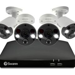 Swann Professional NVR Security System, 4K, 8 Channel, 4 Bullet Cameras