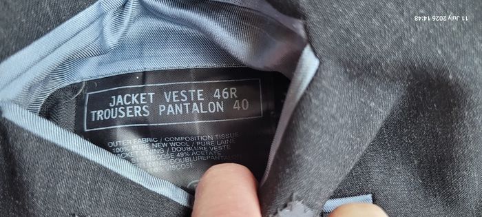 Men's Ted Baker 46R/40 suit
