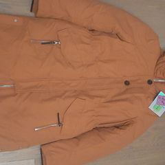 Street One Quilted Coat - Orange Size 10
