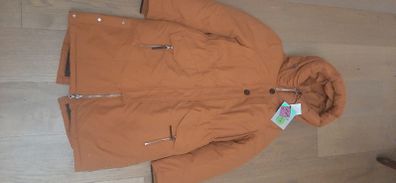 Street One Quilted Coat - Orange Size 10