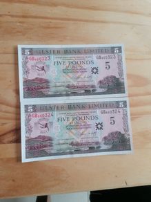 2006 George Best 5 Pounds Banknotes