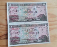 2006 George Best 5 Pounds Banknotes