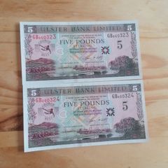 2006 George Best 5 Pounds Banknotes