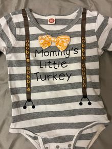 Baby 9-12mo Thanksgiving outfit